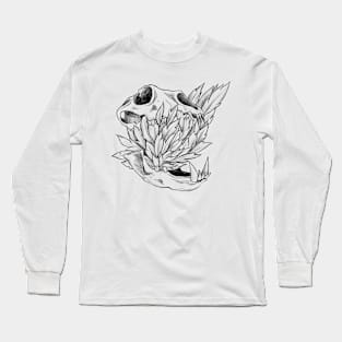 Skeleton Flowers Long Sleeve T-Shirt